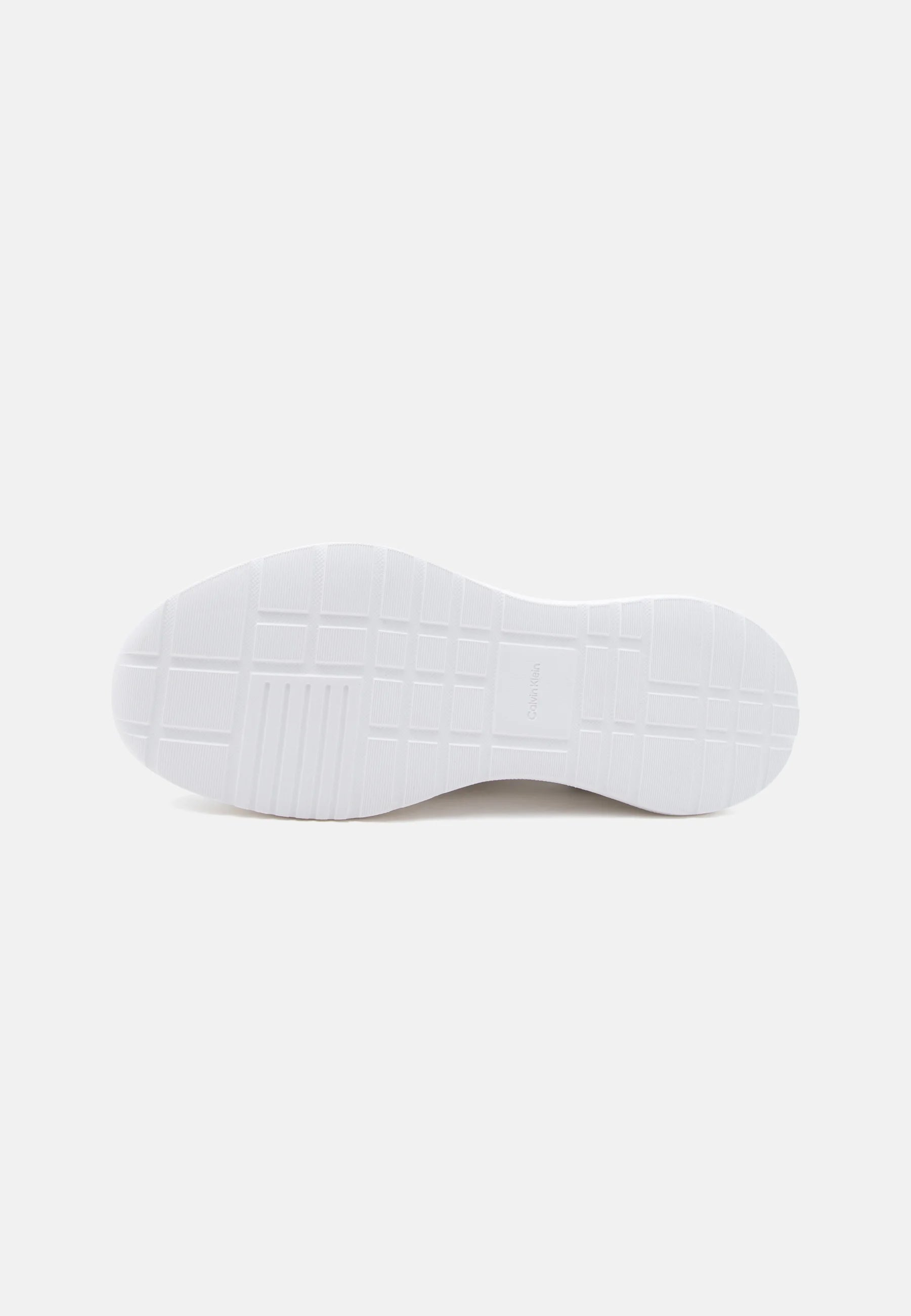 Calvin Klein Trainers - bright white/pearl grey/silver-coloured