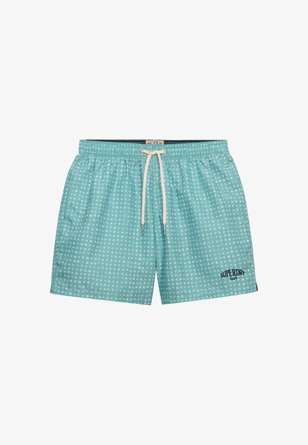 Superdry & Co SUPERDRY PREMIUM PRINTED 15-INCH SWIM SHORTS.. - Swimming shorts - mini flora green