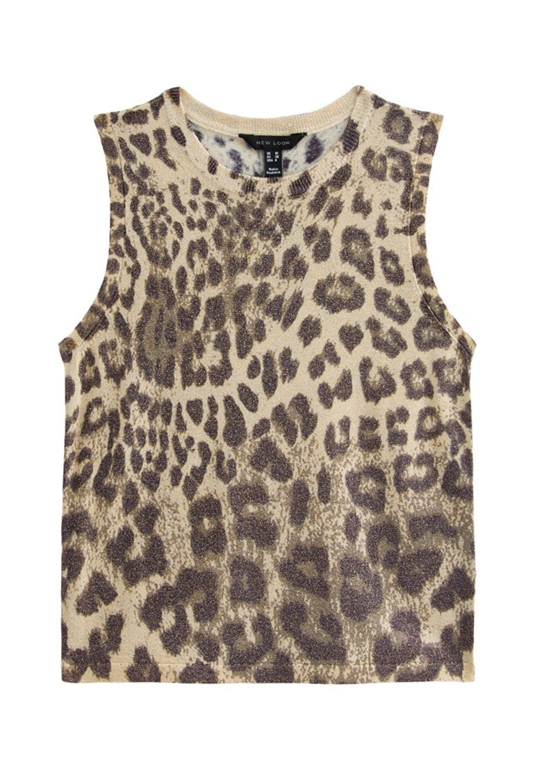 New Look SHIMMERY LEOPARD PRINT