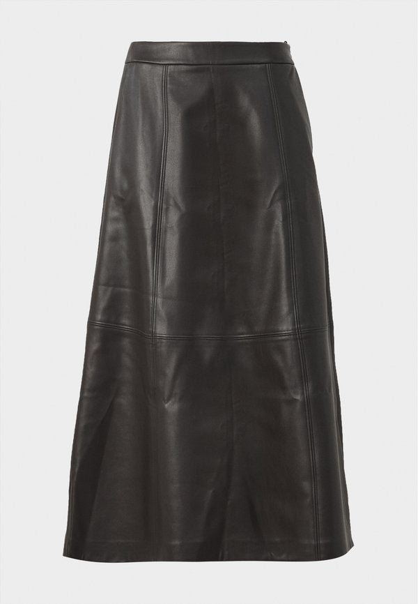 Vero Moda VMOLIVE Long - A-line skirt - chocolate torte