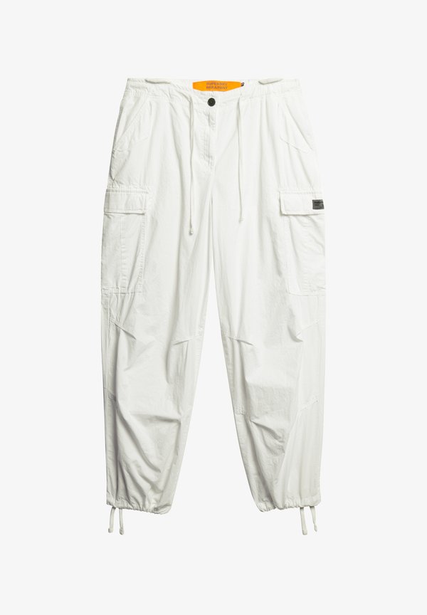 Superdry & Co BAGGY PARACHUTE - Cargo trousers - optic