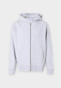 Jack & Jones Zip Plain Zip - Zip-up sweatshirt - white melange