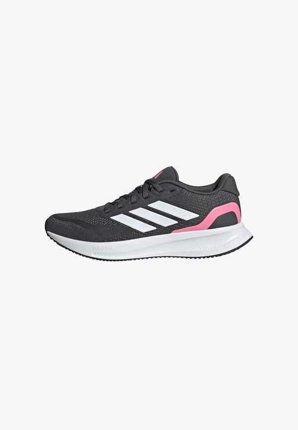 adidas Performance RUNFALCON 5 W - Road running shoes - grey six   cloud white   bliss pink