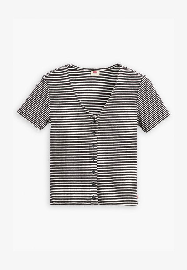 Levi's® MUSE - Basic T-shirt - vanilla stripe caviar