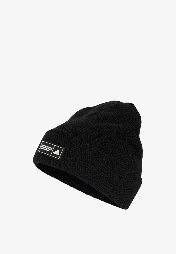 adidas Performance ADIDAS PERFORMANCE ESSENTIALS LABEL BEANIE CUFFED UNISEX - Beanie - black/white