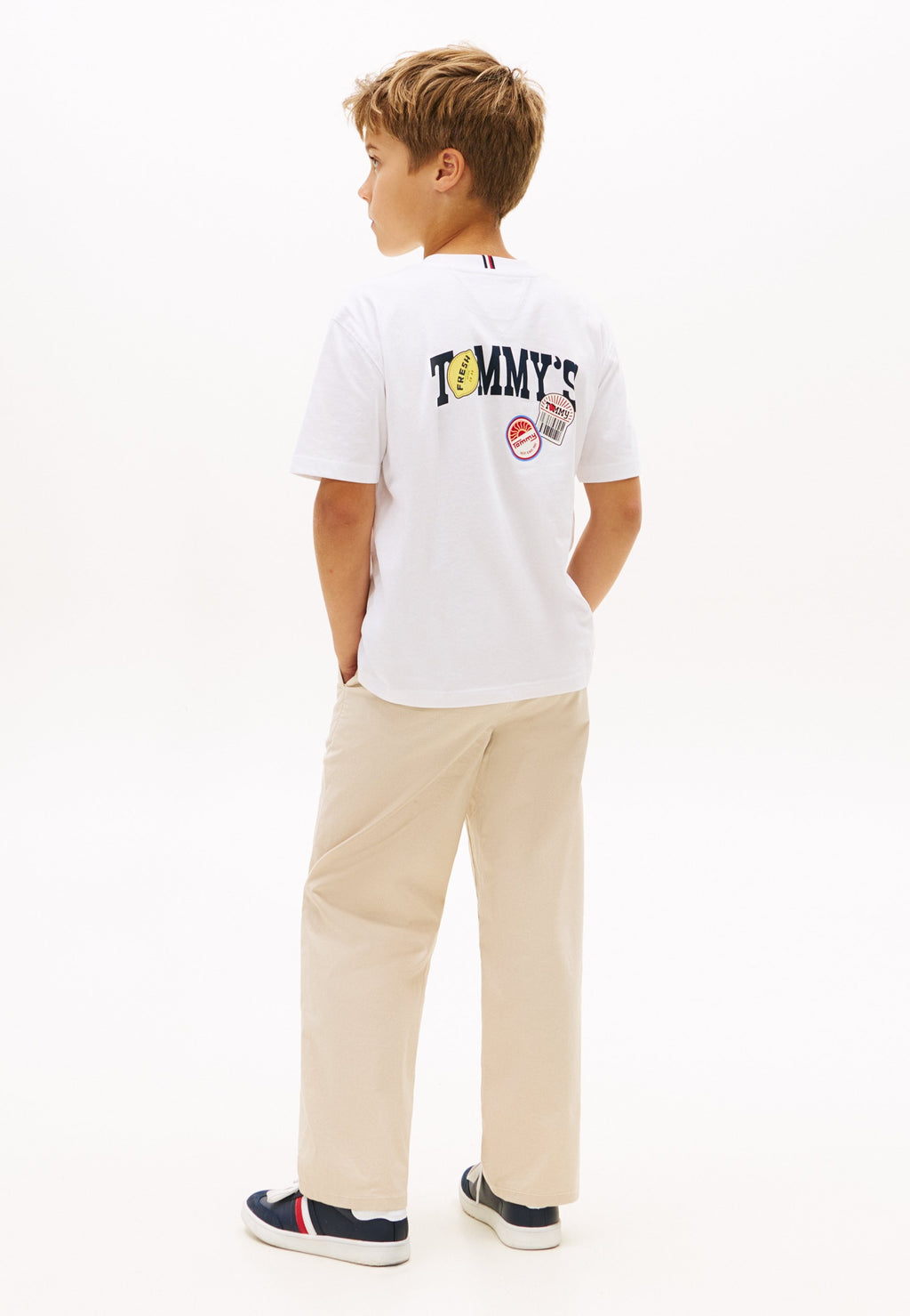 STICKER PRINT BACK GRAPHIC JERSEY T-SHIRT Media 4