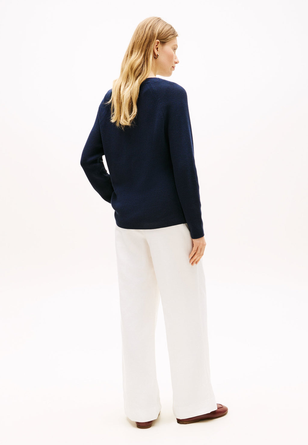 FINE KNIT BOAT NECK JUMPER Media 4
