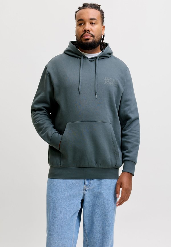 Jack & Jones JJECORP LOGO HOOD - Hoodie - turbulence