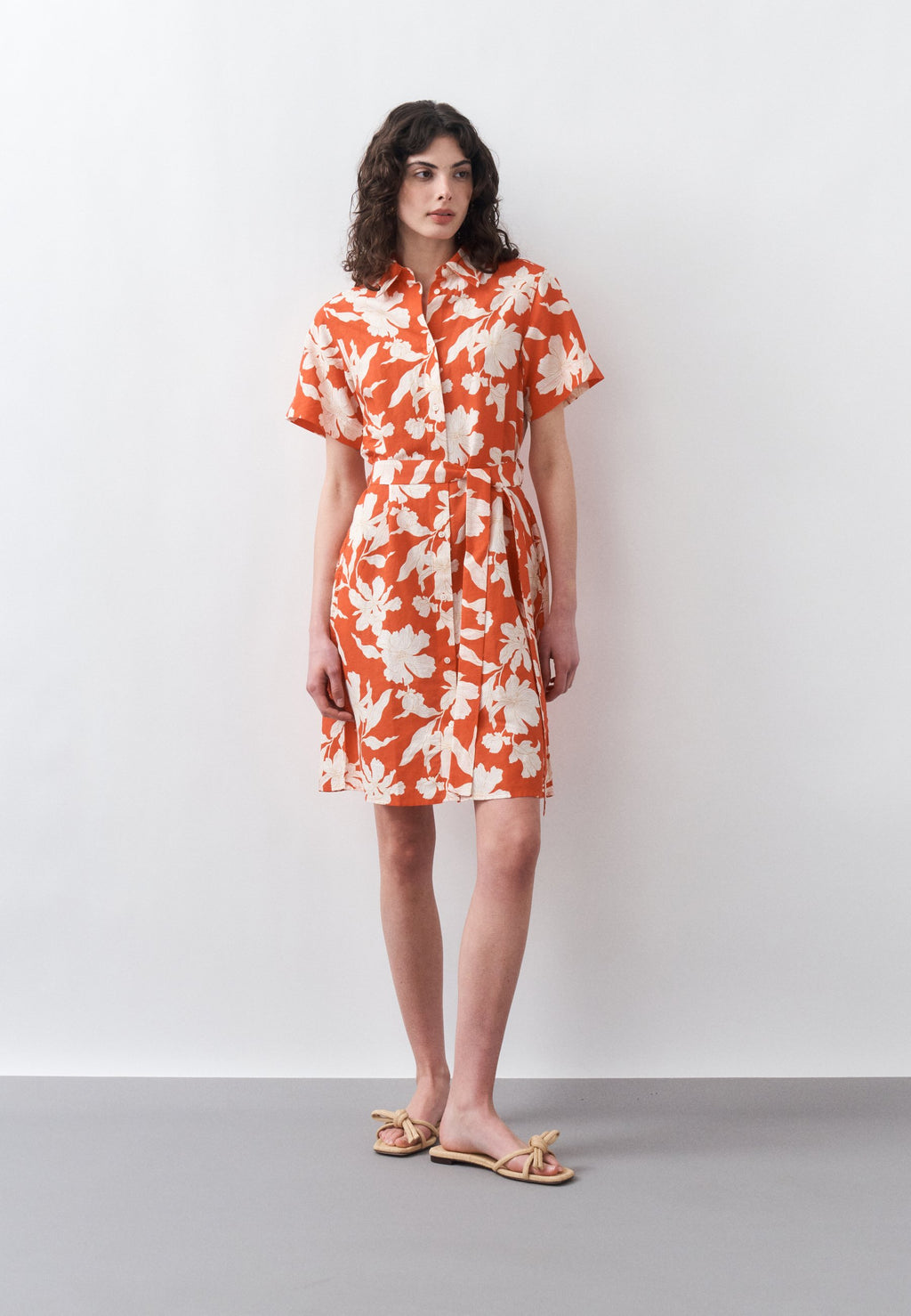 GANT FLORAL PRINT SHIRT DRESS
