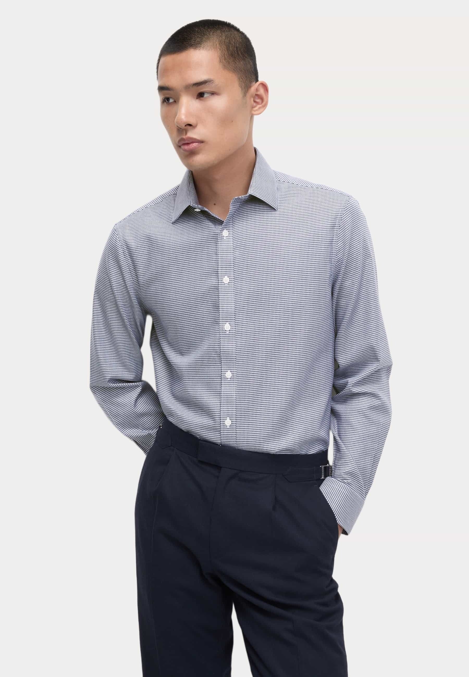 Marks & Spencer REGULAR FIT ULTIMATE NON IRON TEXTURED