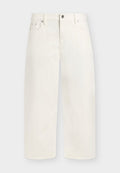 Calvin Klein Jeans CROPPED BARREL - Relaxed fit jeans - tofu