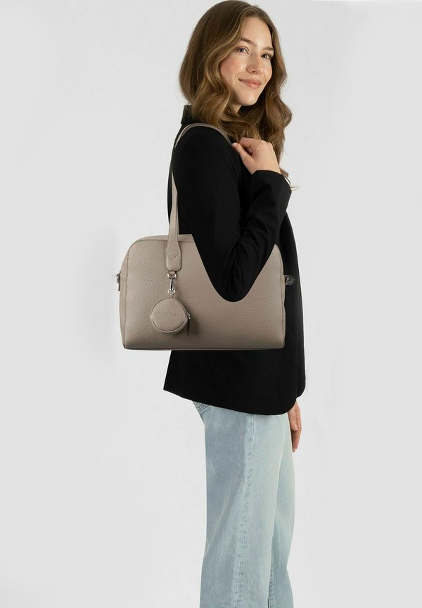 TOM TAILOR RIMA SHOPPER TASCHE M 36 CM - Handbag - taupe