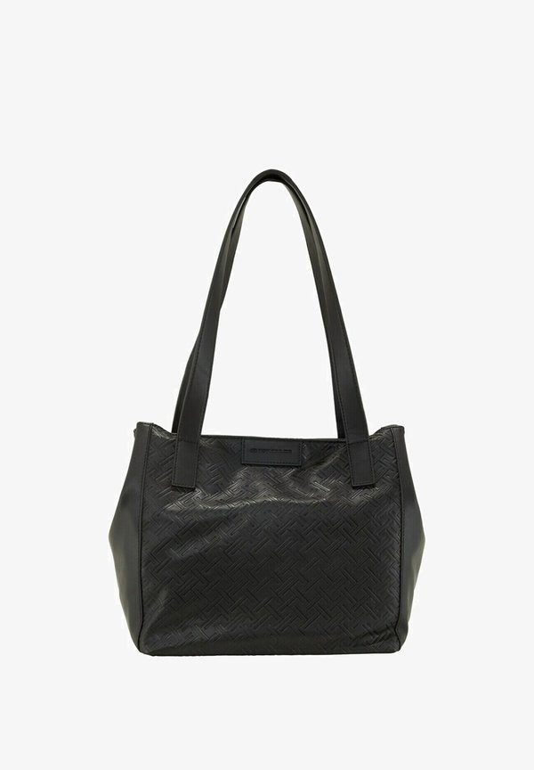 TOM TAILOR MIRENDA ZIP SHOPPER L - Handbag - schwarz black