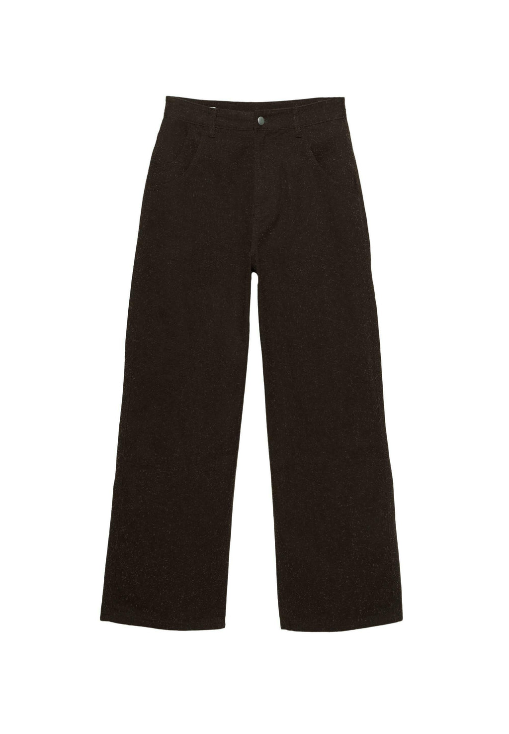 PULL&BEAR TEXTURED STRAIGHT-LEG