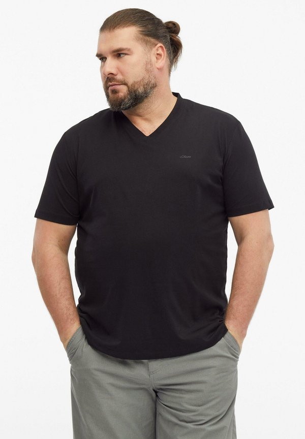 s.Oliver T-SHIRT - Basic T-shirt - schwarz