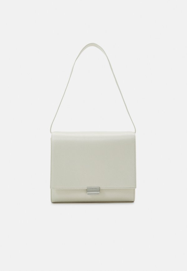 Calvin Klein ARCHIVE SHOULDER BAG SHINY - Handbag - ecru