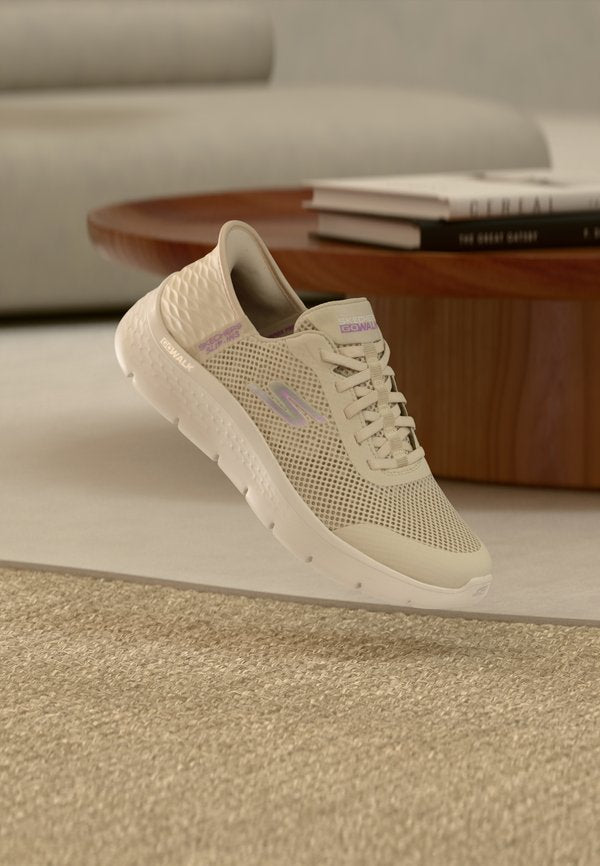 Skechers GO WALK FLEX WIDE FIT - Trainers - off white