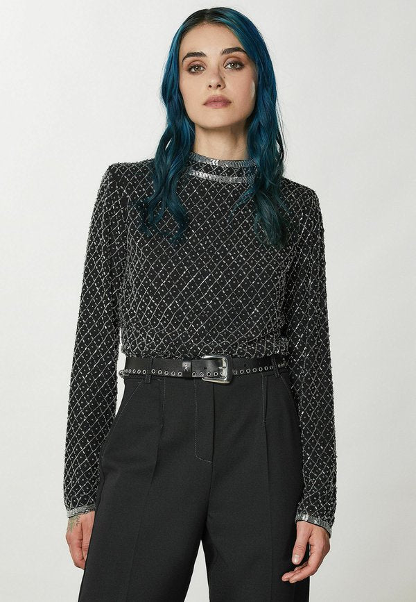 Patrizia Pepe BEADED EMBROIDERED