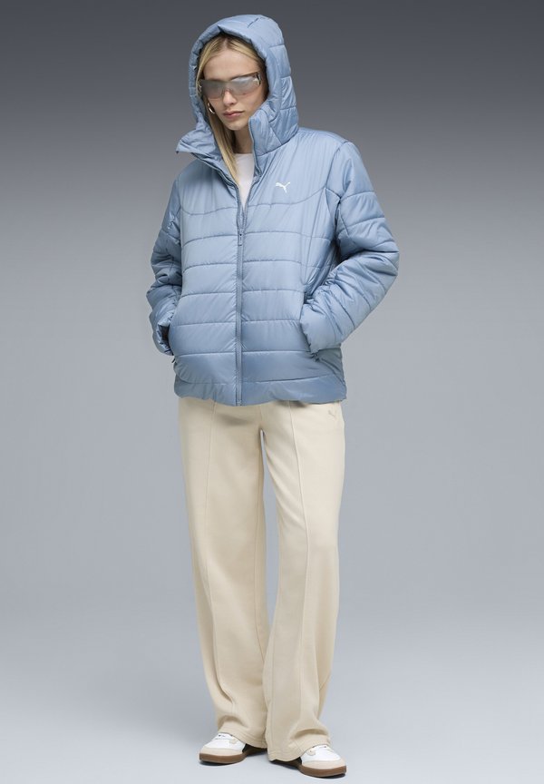 Puma ESS HOODED PADDED JACKET - Winter jacket - cool blue