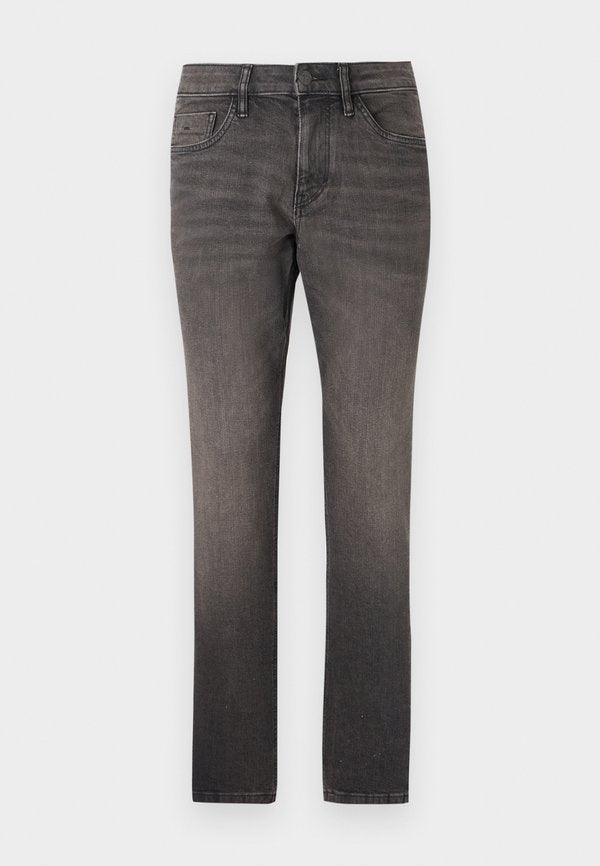 TOM TAILOR JOSH  - Straight leg jeans - used dark stone black denim