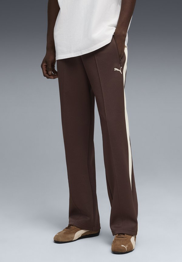 Puma ALWAYS ON RELAXED TRACK PANTS - Tracksuit bottoms - chocolate brown