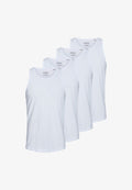 Jack & Jones 4ER PACK - Undershirt - weiß