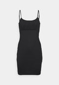 Even&Odd STRAPPY EMPIRE SQUARE NECK MINI DRESS (EO-SS23-C127-SJ) / 802 - BLACK