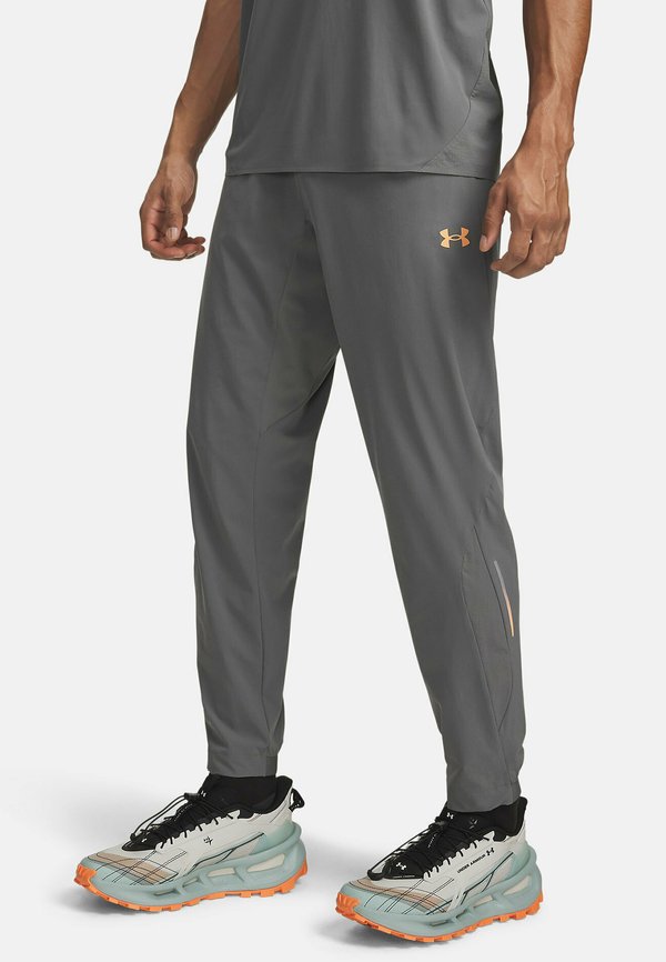 Under Armour EXPLOR TRAIL RUN - Tracksuit bottoms - clay green