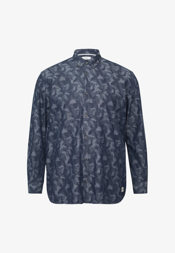 s.Oliver REGULAR FIT MIT BUTTON DOWN-KRAGEN - Shirt - tiefblau