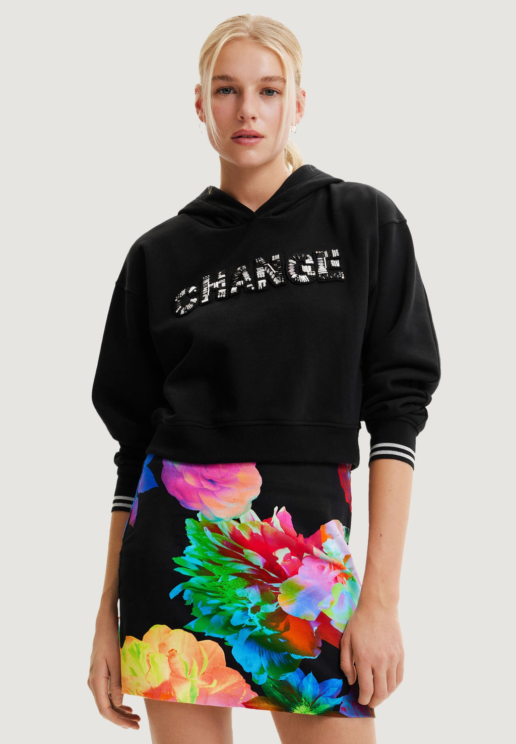 Desigual "CHANGE" PATCH HOODIE