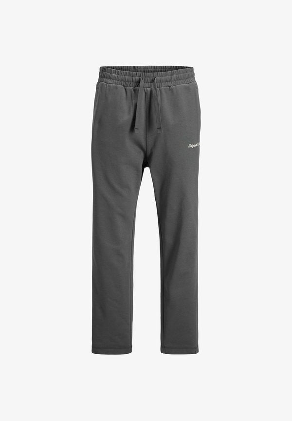 Jack & Jones Relaxed Fit - Tracksuit bottoms - asphalt