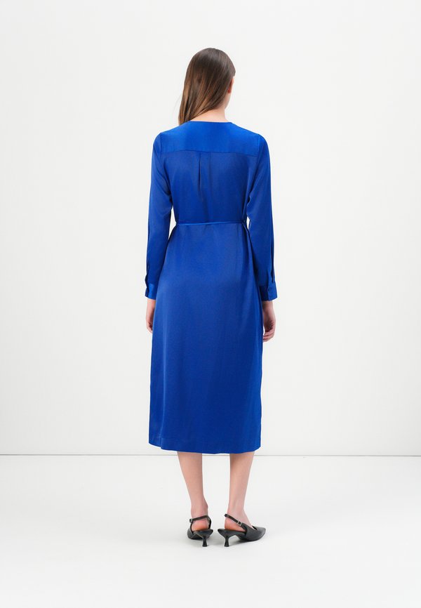 YAS PELLA WRAP MIDI DRESS