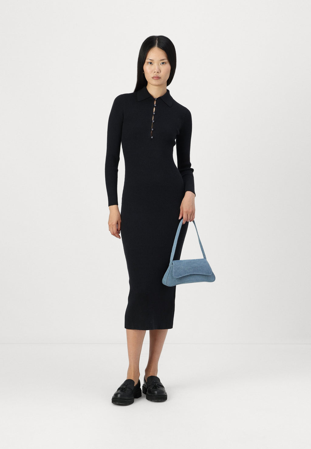 Abercrombie & Fitch COLLARED SWEATER DRESS