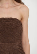 Needle & Thread HATTIE RUFFLE STRAPLESS GOWN
