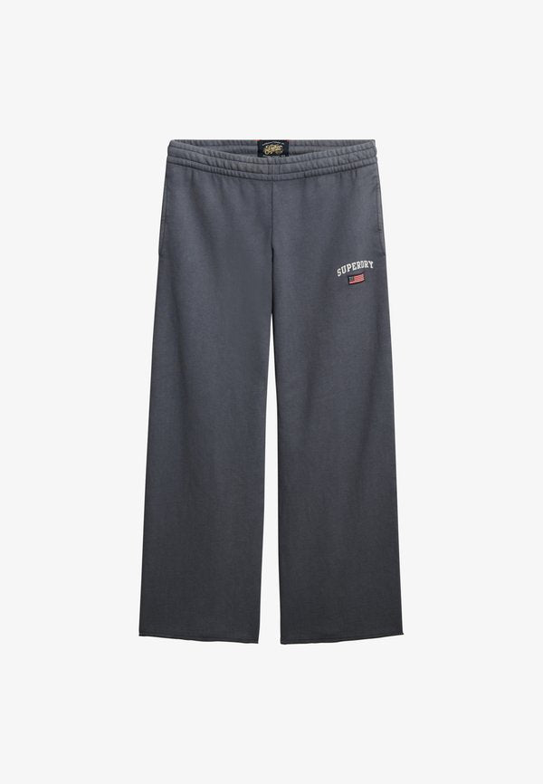 Superdry & Co ATHLETIC ESSENTIALS - Tracksuit bottoms - charcoal