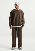 Nike Sportswear M NL SOLO SWSH BB CREW - Sweatshirt - dark hazel/white