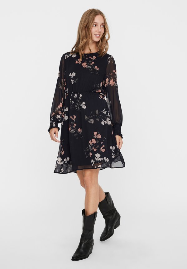 Vero Moda VMSMILLA DRESS - Day dress - night sky