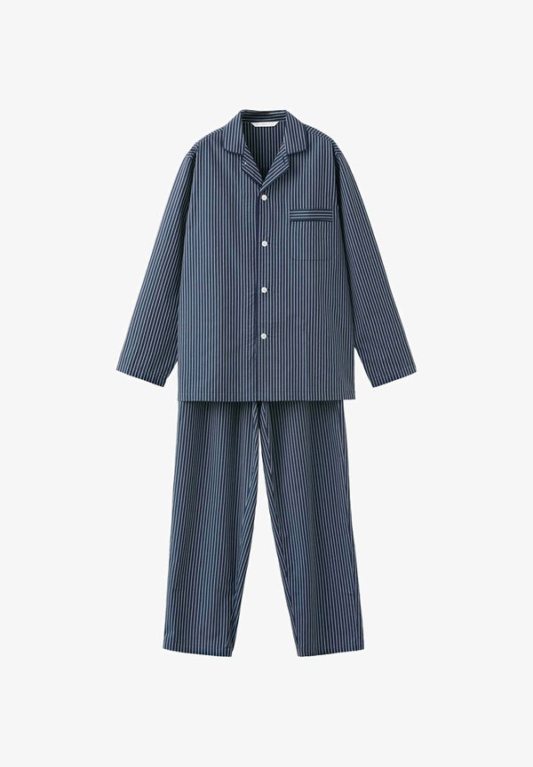 Mango ADULT SET - Pyjama set - blue white