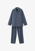 Mango ADULT SET - Pyjama set - blue white