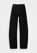 Tommy Jeans MID RISE BARREL LEG BLACK JEANS