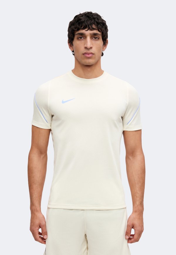 Nike Performance MEN'S SHORT SLEEVE SOCCER - Sports T-shirt - pale ivory/orange pulse/royal pulse