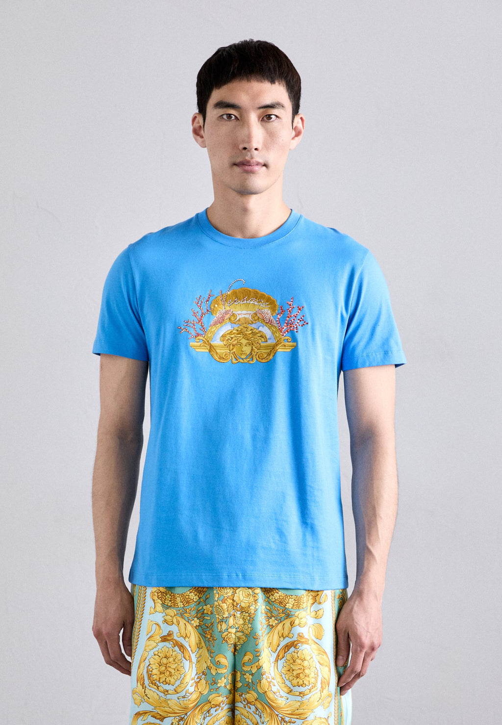 Versace HOTFIX FOUNTAIN CREST EMBROIDERY