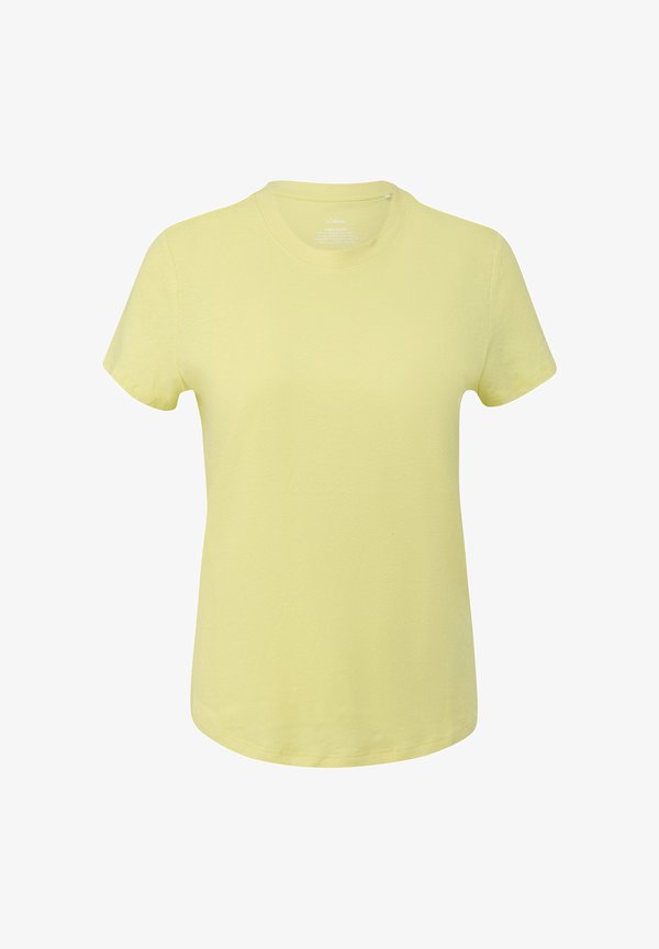s.Oliver T-SHIRT - Basic T-shirt - hellgelb