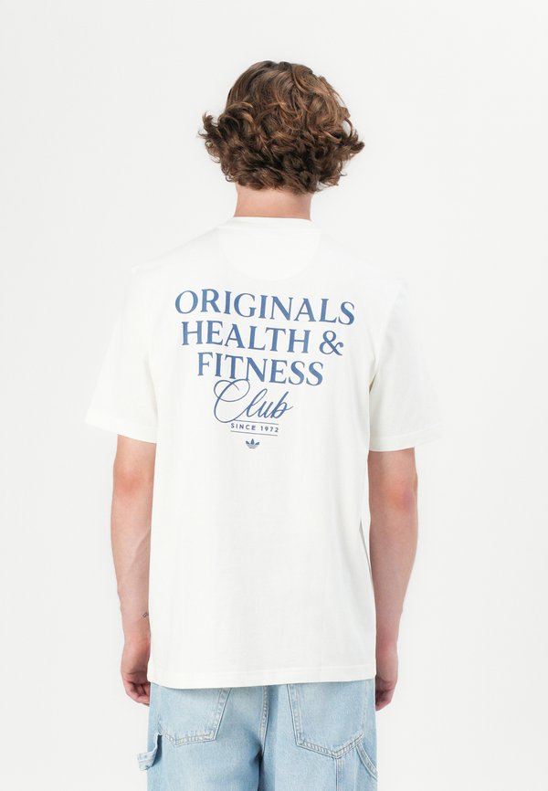 adidas Originals HEALTH CLUB UNISEX - Print T-shirt - off white