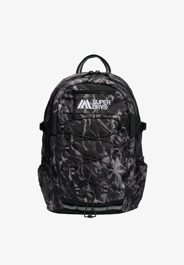 Superdry & Co SUPERDRY OUTDOOR 28L BACKPACK.. - Rucksack - woodgrain print black