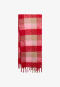 Superdry & Co Scarf - punch pink check