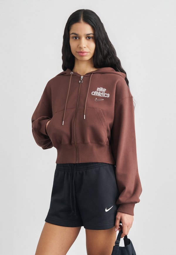 Nike Sportswear Zip-up sweatshirt - chocolate