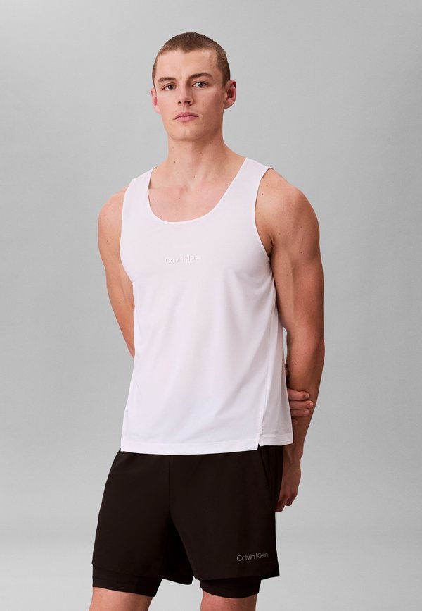 Calvin Klein MESH PERFORMANCE - Top - classic white