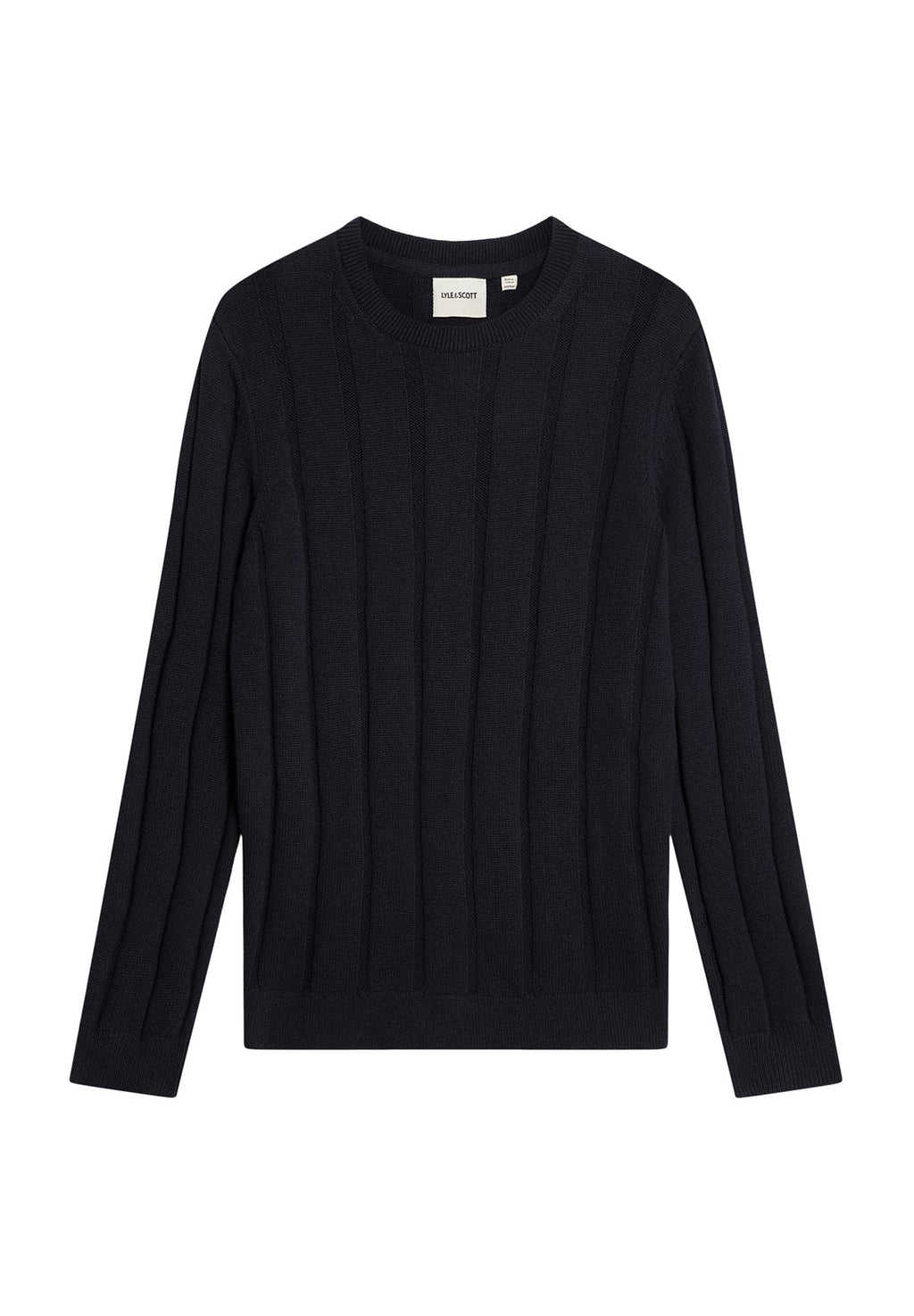 Lyle & Scott DROP STITCH CREW NECK