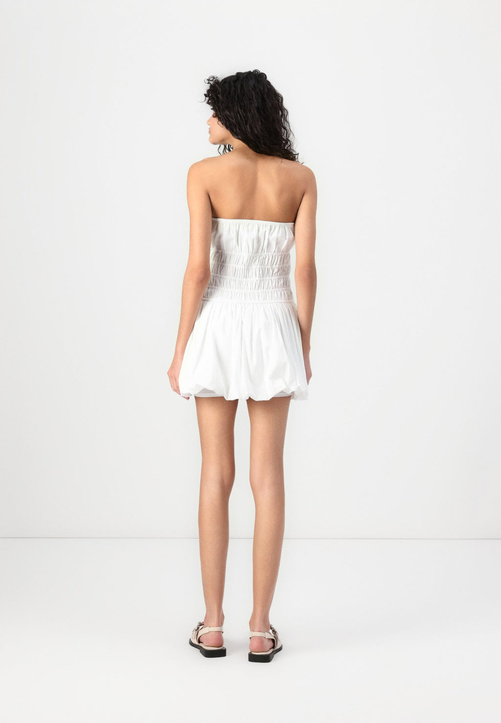 Hollister Co. Strapless Bubble Mini Dress